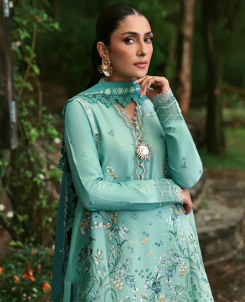 Republic Womenswear | Talia Luxury Lawn 25 | D5-A - Kaeliya - Aqsa Fabrics