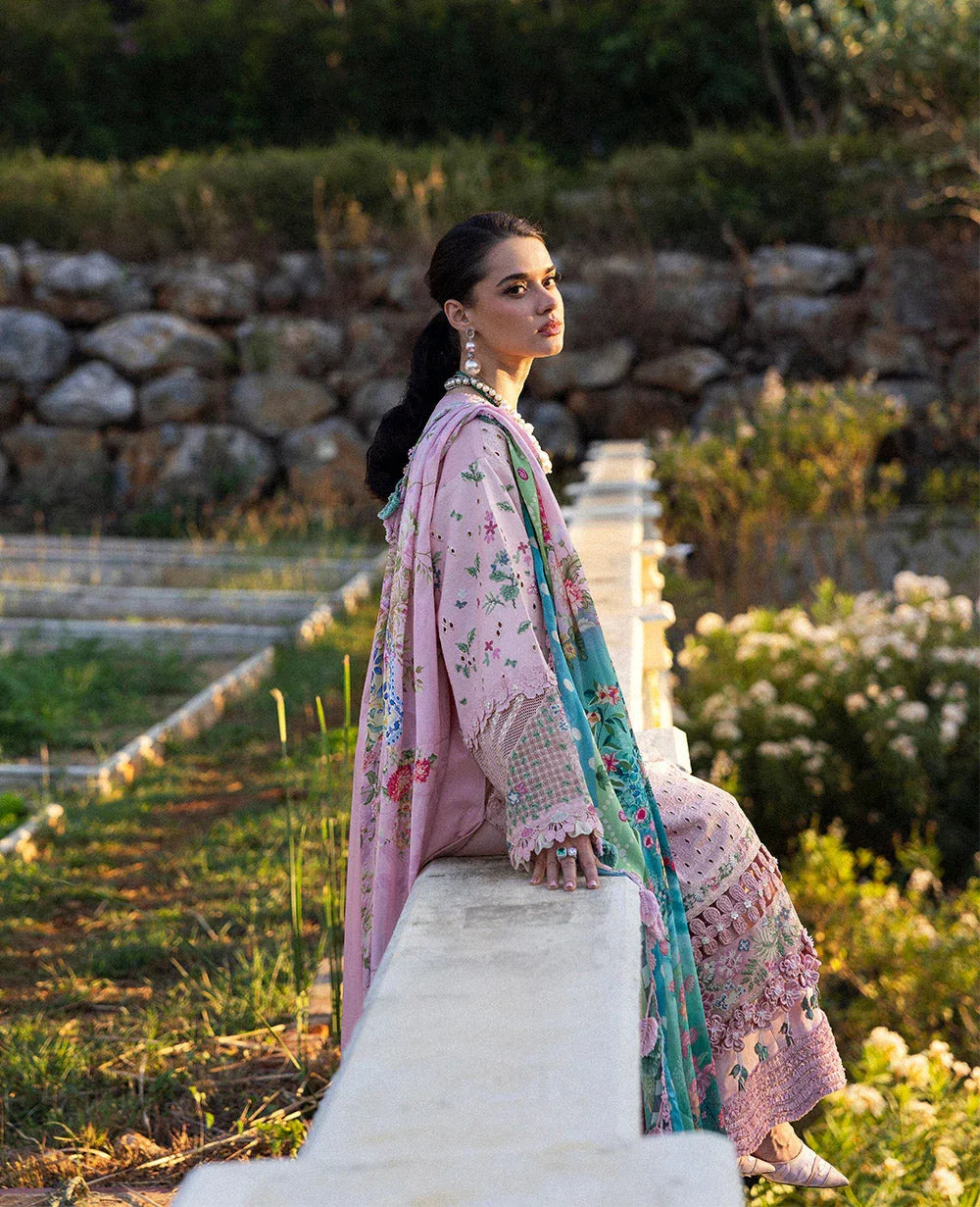 Republic Womenswear | Kalani Eid Luxury Lawn 25 | D5-A - Meher - Aqsa Fabrics