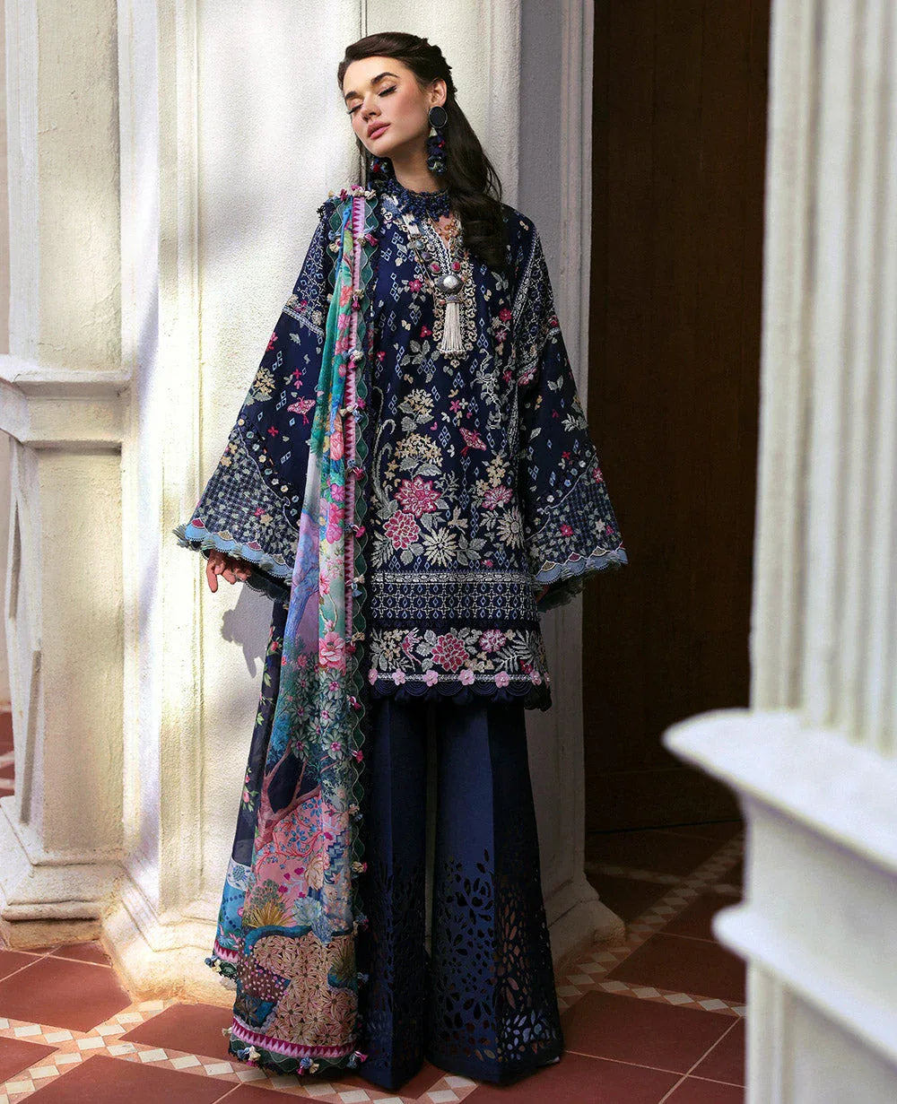 Republic Womenswear | Kalani Eid Luxury Lawn 25 | D5-B - Nyra - Aqsa Fabrics