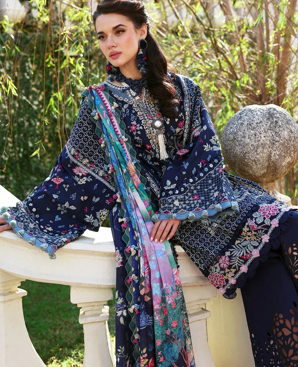 Republic Womenswear | Kalani Eid Luxury Lawn 25 | D5-B - Nyra - Aqsa Fabrics