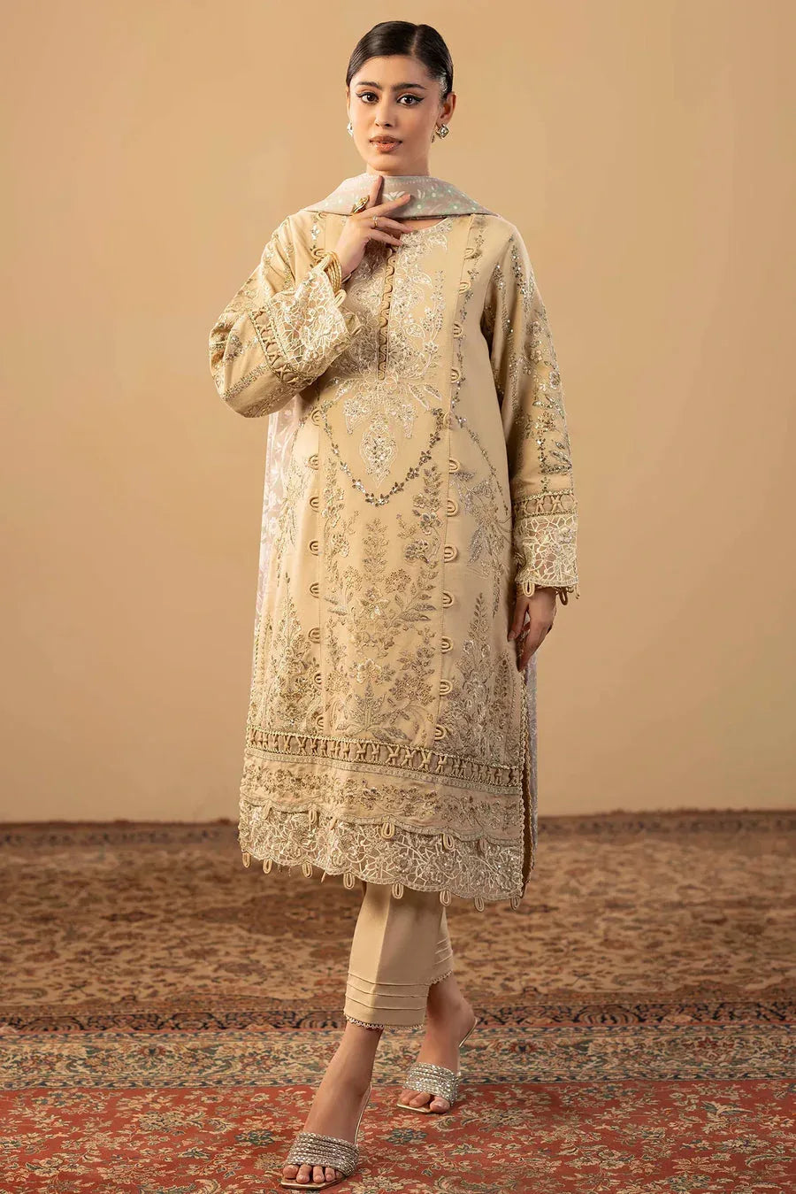 Adans Libas | Dhanak Studio | DHANAK 7904 - Aqsa Fabrics