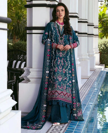 Republic Womenswear | Kalani Eid Luxury Lawn 25 | D6-B - Talia - Aqsa Fabrics