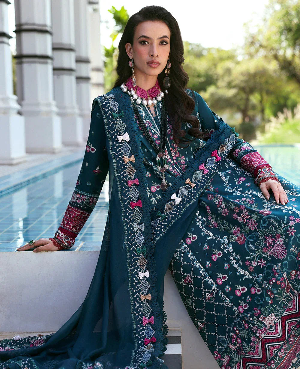 Republic Womenswear | Kalani Eid Luxury Lawn 25 | D6-B - Talia - Aqsa Fabrics