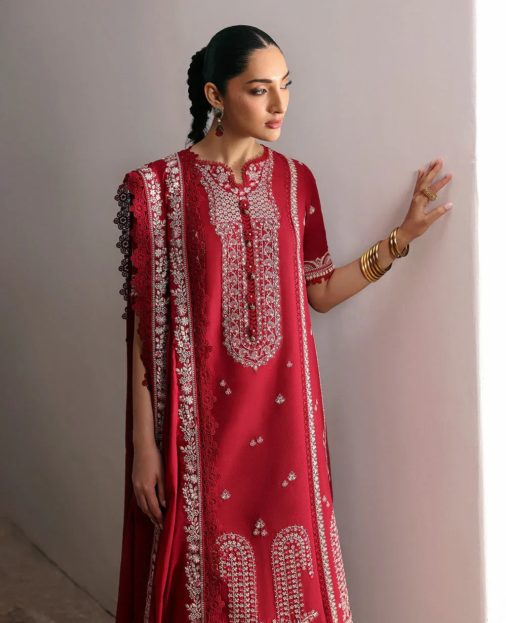 Republic Womenswear | Talia Luxury Lawn 25 | D6-A - Evara - Aqsa Fabrics