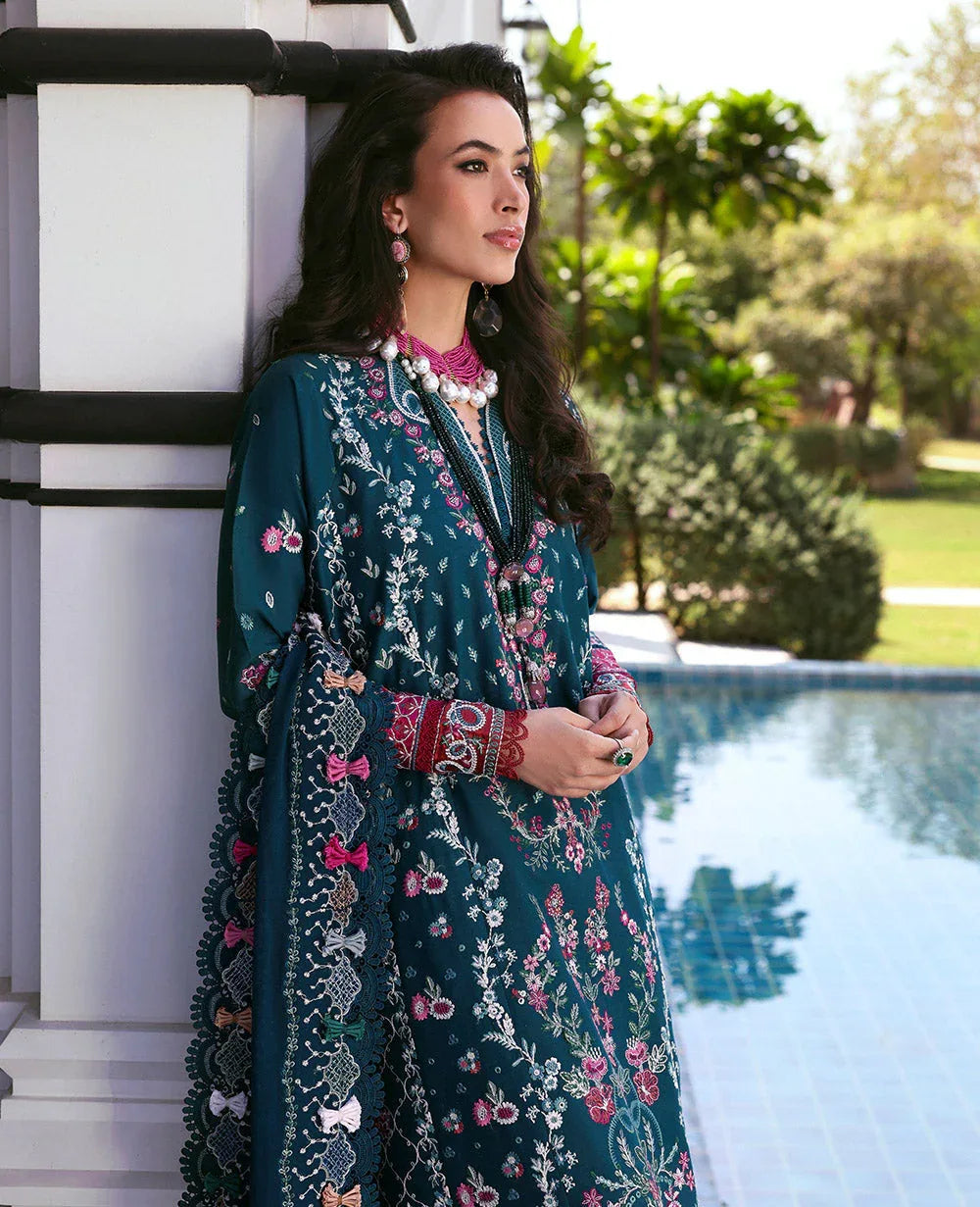 Republic Womenswear | Kalani Eid Luxury Lawn 25 | D6-B - Talia - Aqsa Fabrics