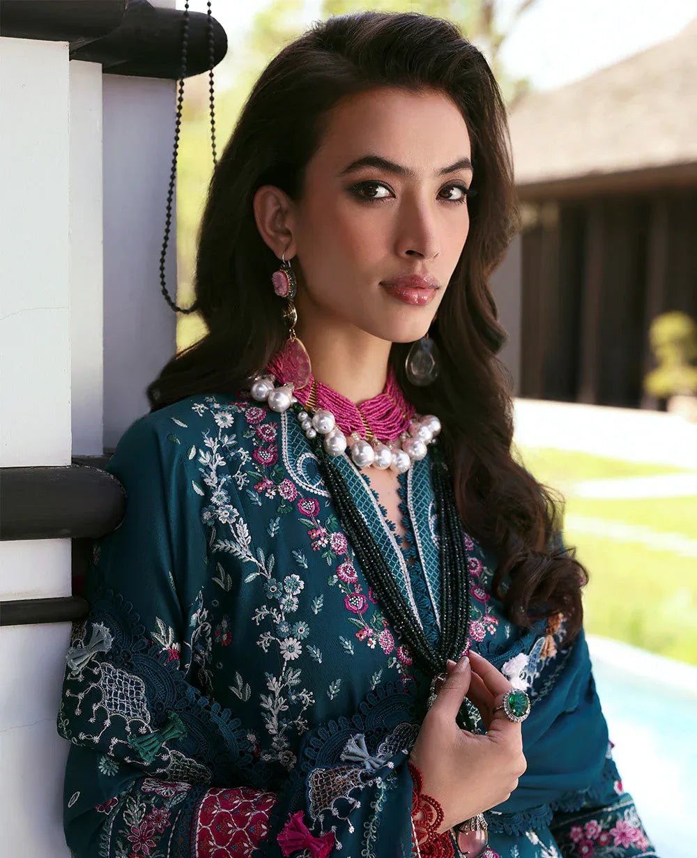 Republic Womenswear | Kalani Eid Luxury Lawn 25 | D6-B - Talia - Aqsa Fabrics