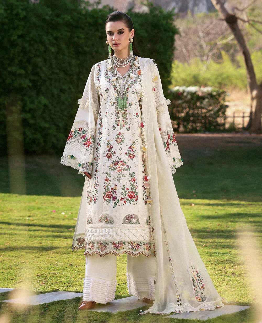 Republic Womenswear | Kalani Eid Luxury Lawn 25 | D7-A - Mira - Aqsa Fabrics