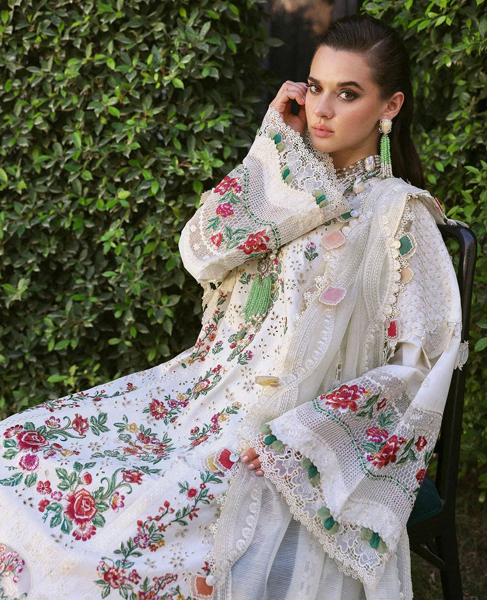 Republic Womenswear | Kalani Eid Luxury Lawn 25 | D7-A - Mira - Aqsa Fabrics