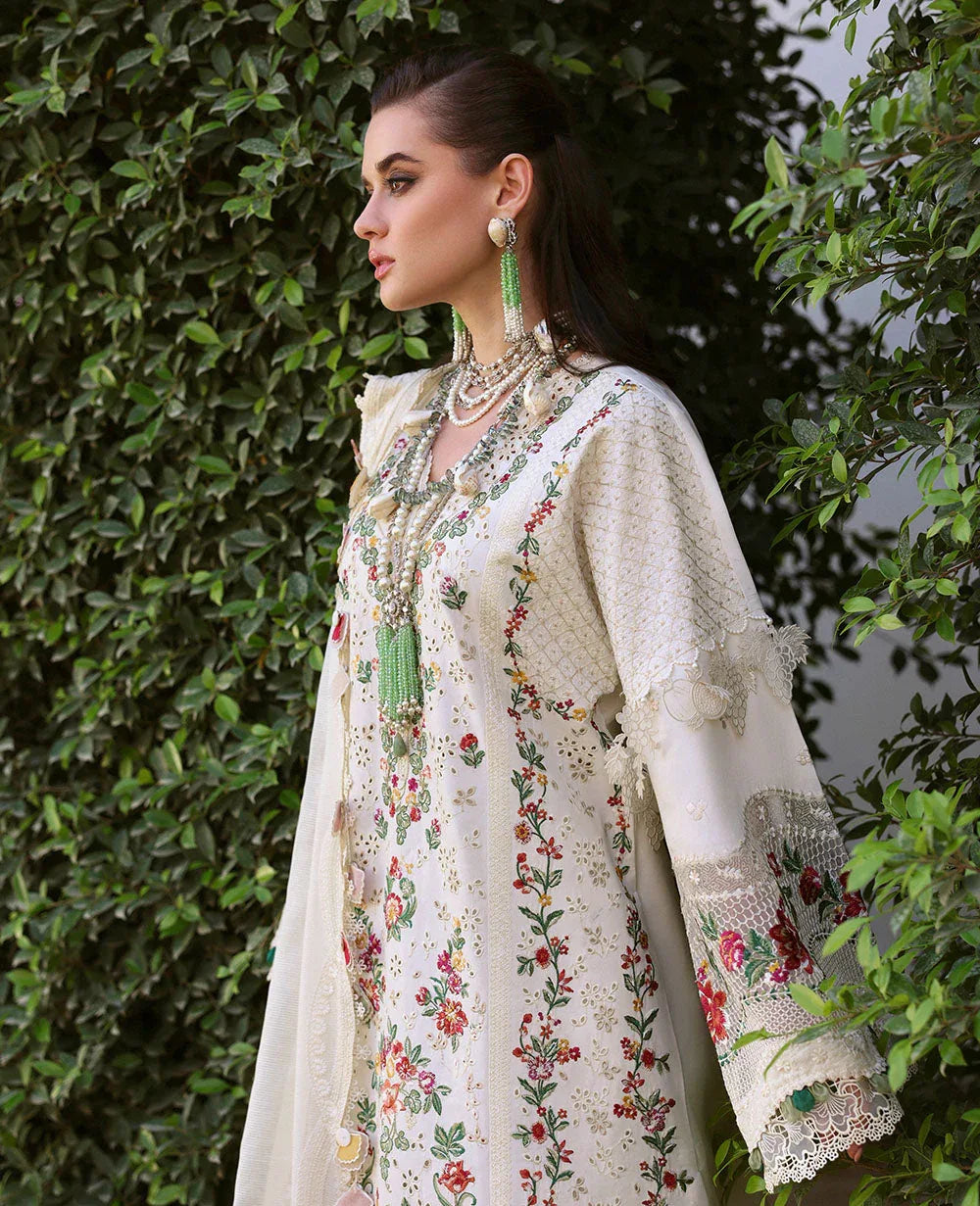 Republic Womenswear | Kalani Eid Luxury Lawn 25 | D7-A - Mira - Aqsa Fabrics