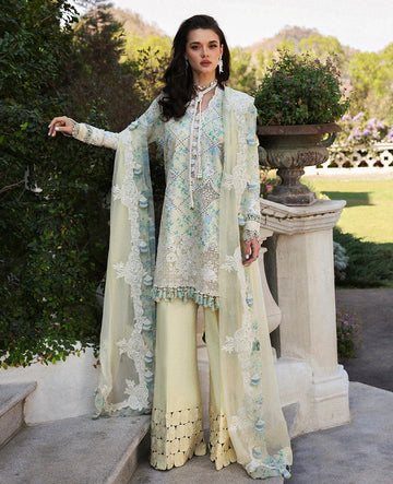 Republic Womenswear | Kalani Eid Luxury Lawn 25 | D8-A - Zuri - Aqsa Fabrics