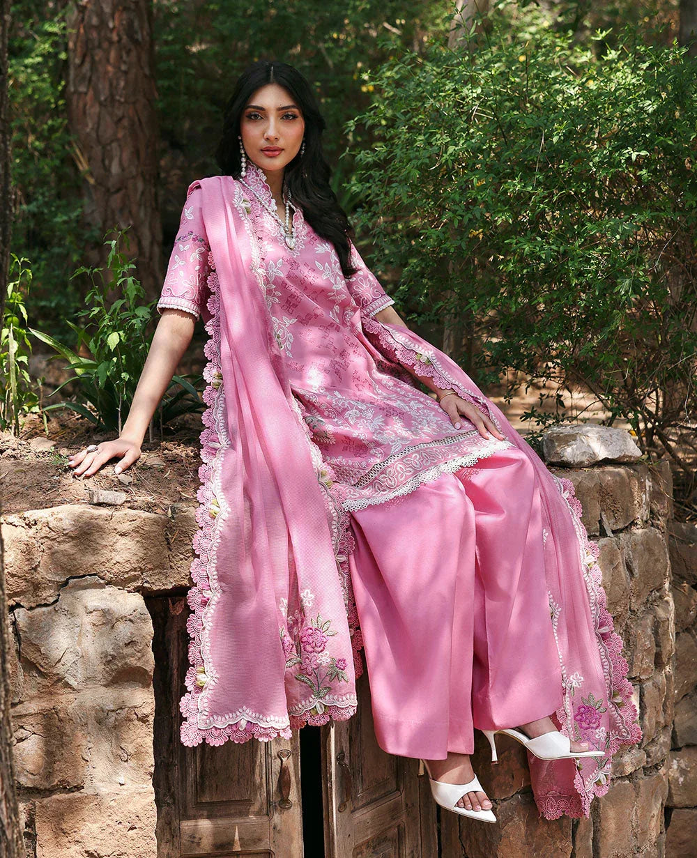 Republic Womenswear | Talia Luxury Lawn 25 | D8-A - Revaa - Aqsa Fabrics