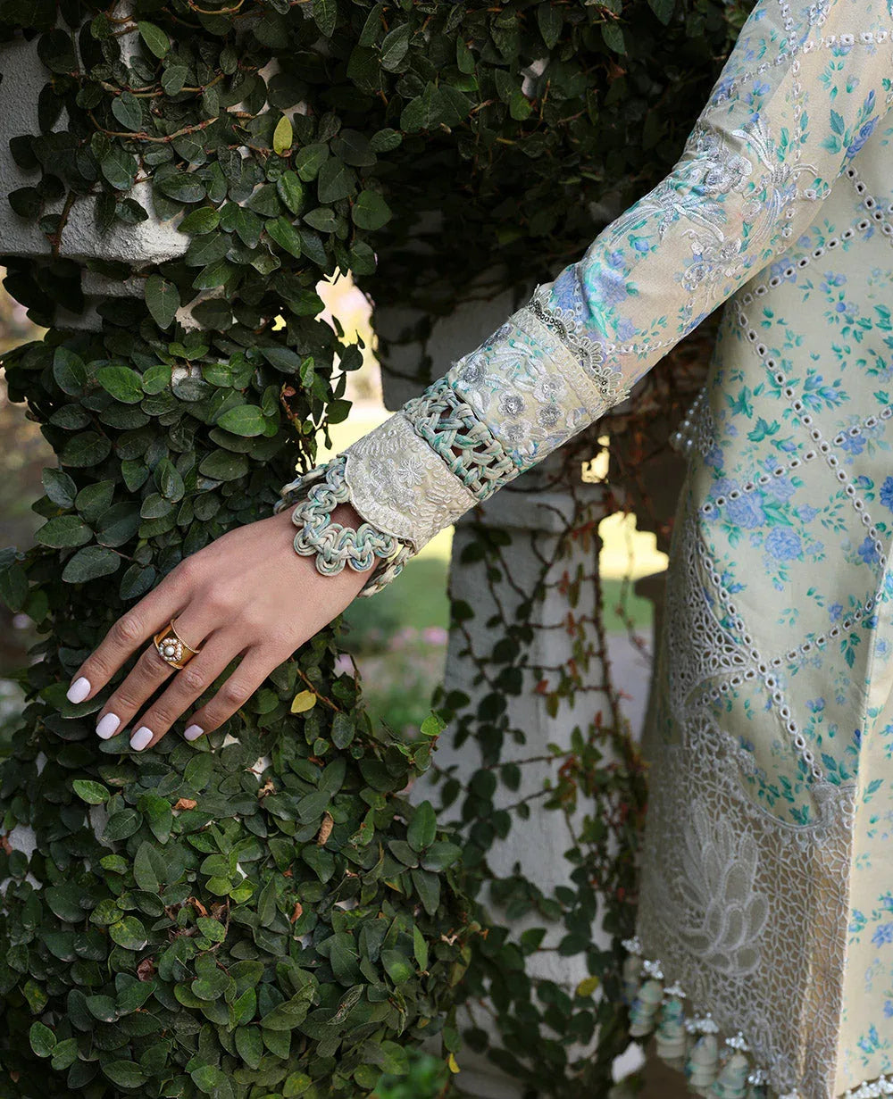 Republic Womenswear | Kalani Eid Luxury Lawn 25 | D8-A - Zuri - Aqsa Fabrics
