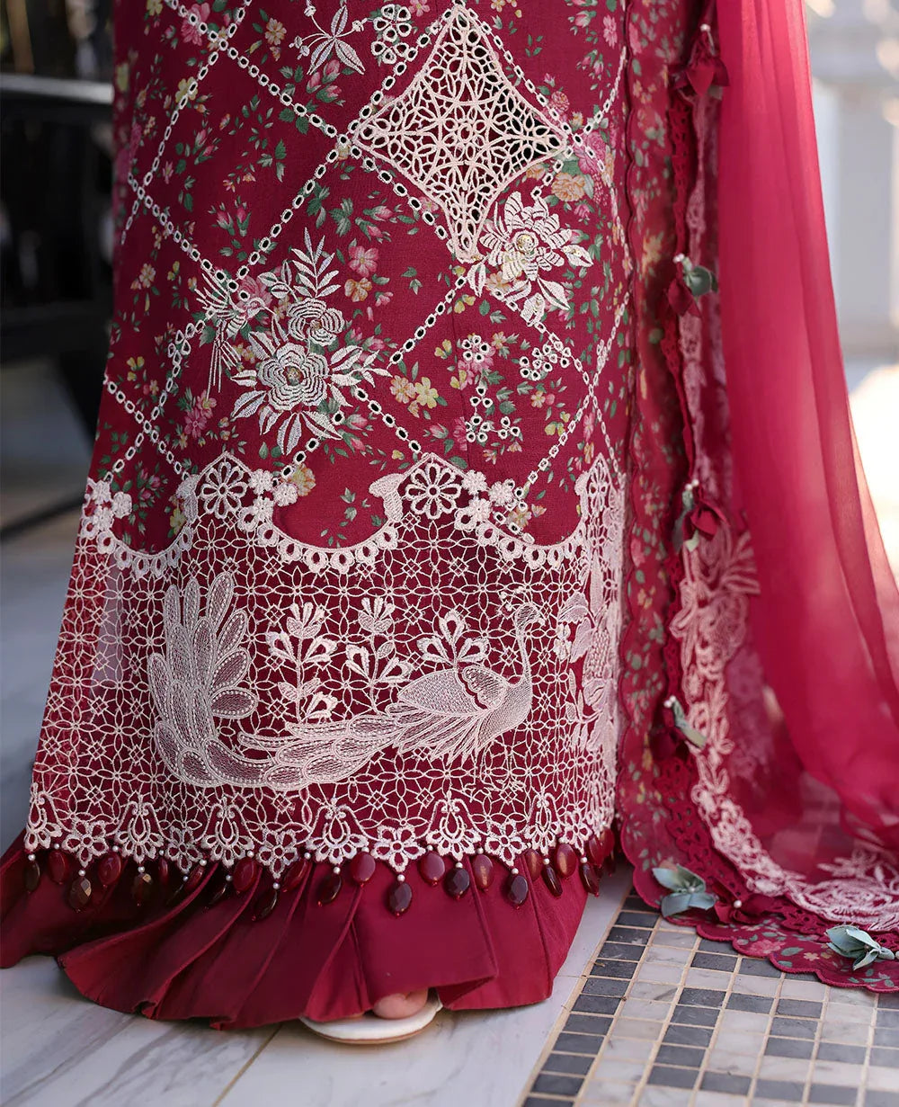 Republic Womenswear | Kalani Eid Luxury Lawn 25 | D8-B - Lyanna - Aqsa Fabrics