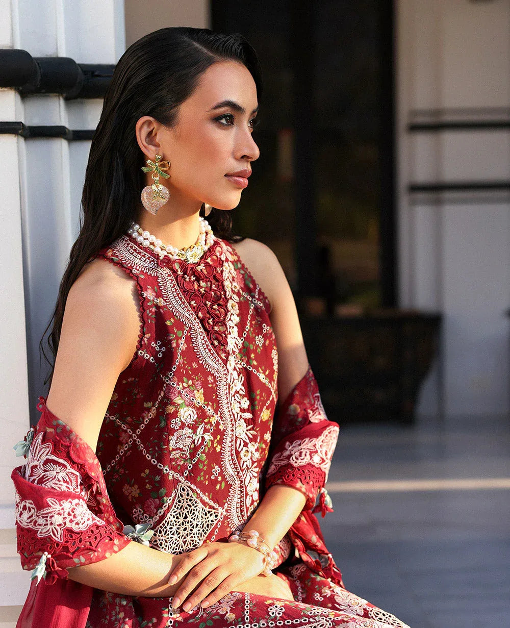 Republic Womenswear | Kalani Eid Luxury Lawn 25 | D8-B - Lyanna - Aqsa Fabrics