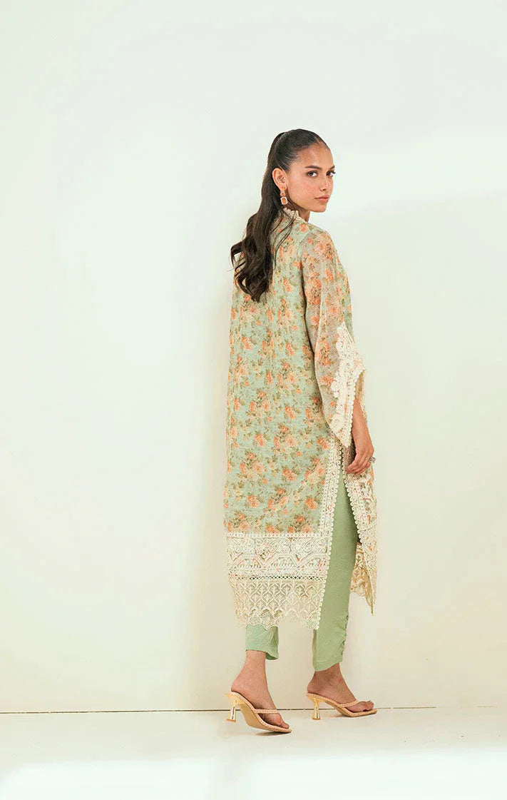 Dhanak | Signature Pret | SS24DA-2590 GREEN - Aqsa Fabrics