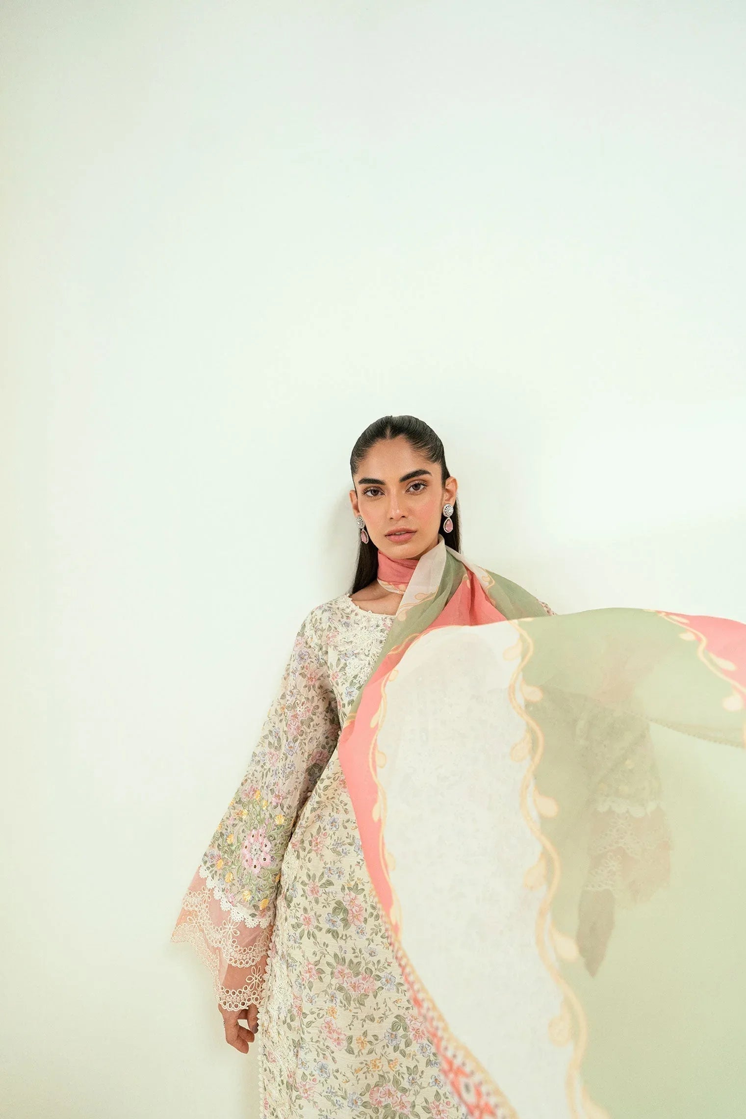 Dhanak | Signature Pret | SS24DA-2592 OFF-WHITE - Aqsa Fabrics