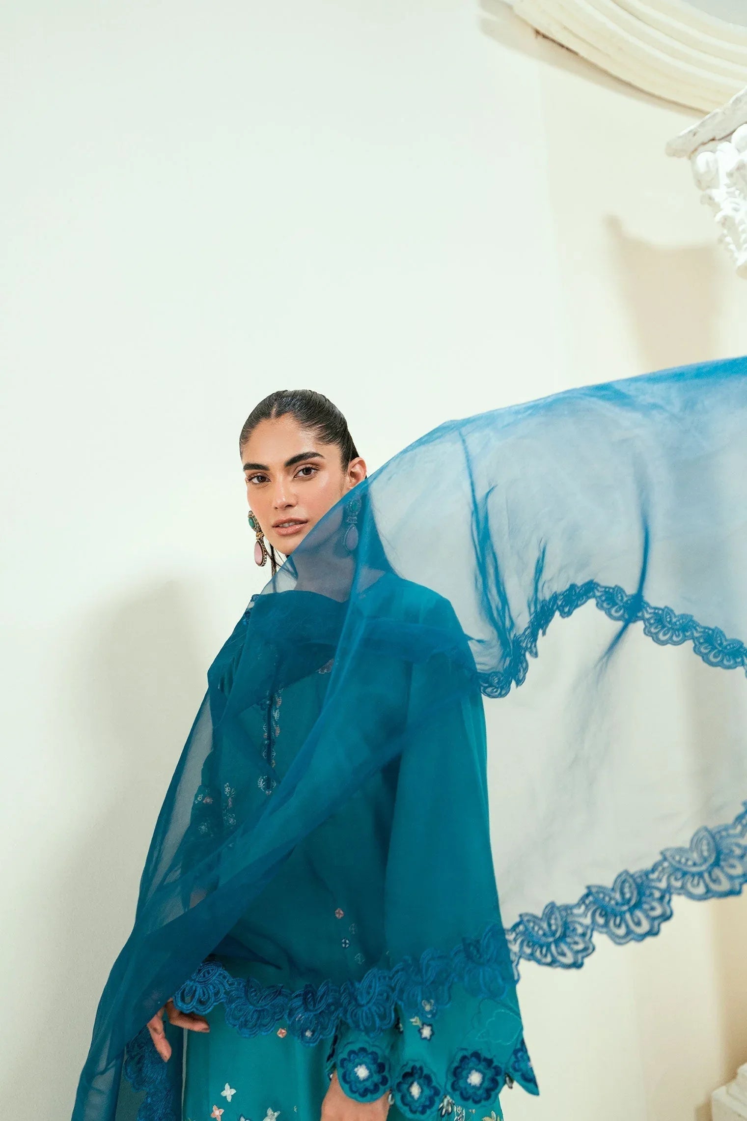 Dhanak | Signature Pret | SS25DA-2699 C-GREEN - Aqsa Fabrics