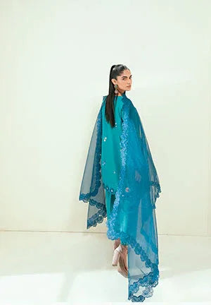 Dhanak | Signature Pret | SS25DA-2699 C-GREEN - Aqsa Fabrics