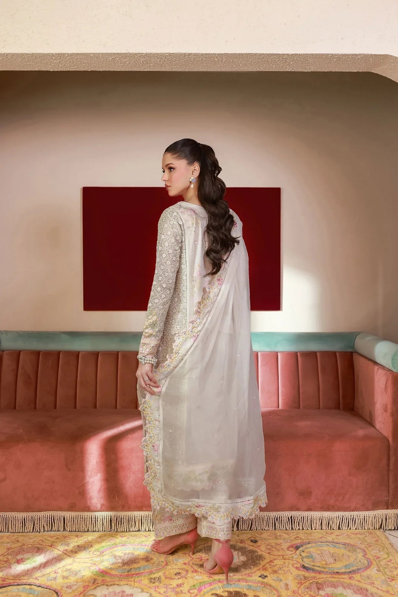 Dhanak | Chiffon Pret | SS25DA-2711 - Aqsa Fabrics