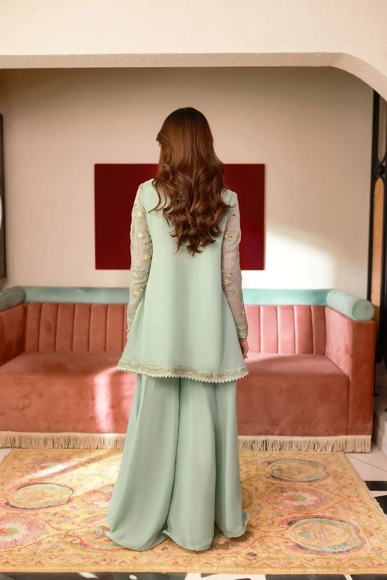 Dhanak | Chiffon Pret | SS25DA-2712 - Aqsa Fabrics