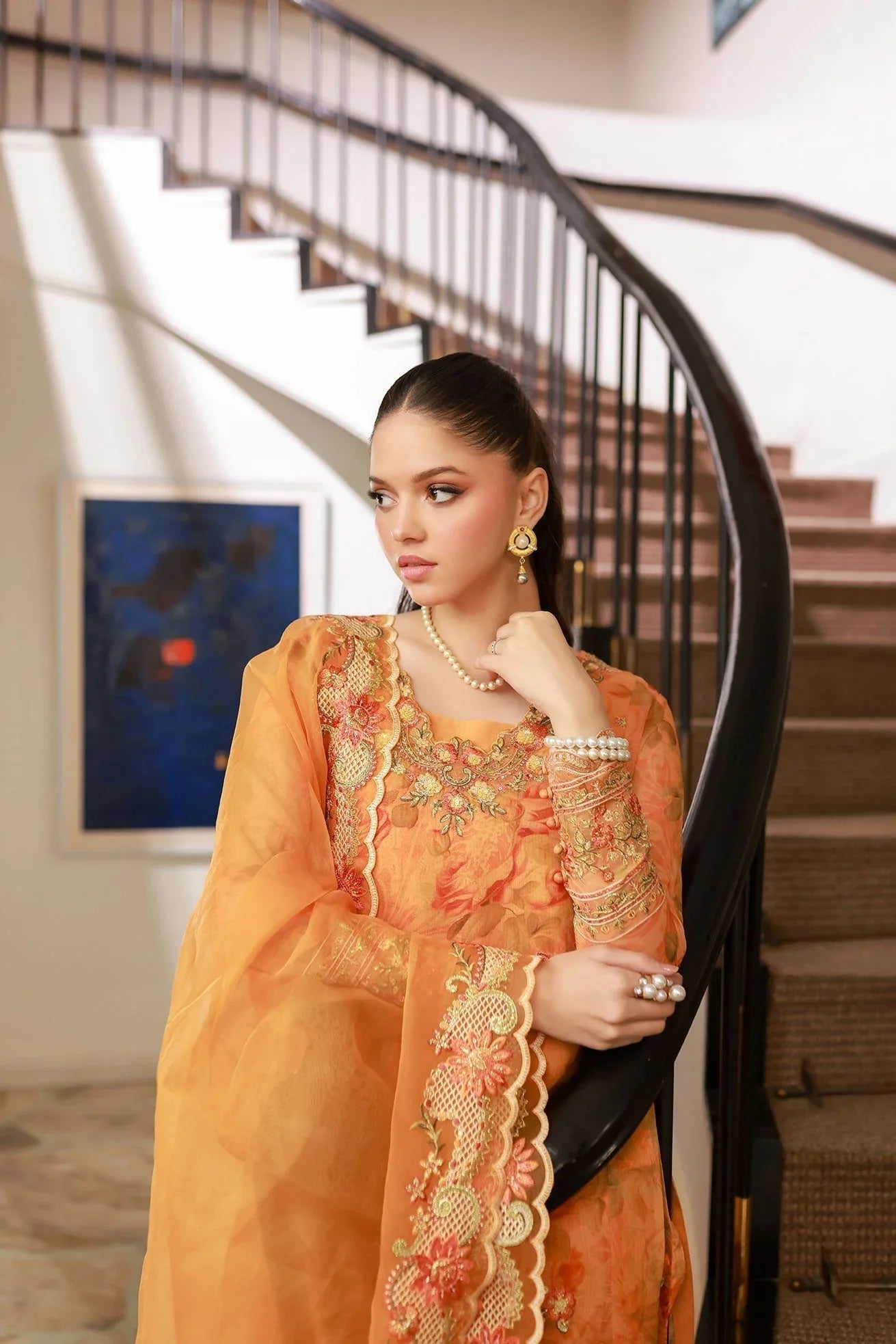 Dhanak | Chiffon Pret |  SS25DA-2716 - Aqsa Fabrics