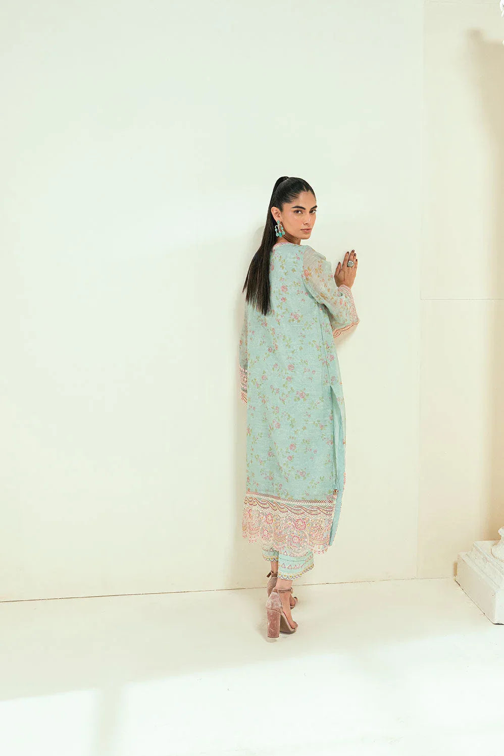 Dhanak | Signature Pret | SS25DA-2722 L-GREEN - Aqsa Fabrics