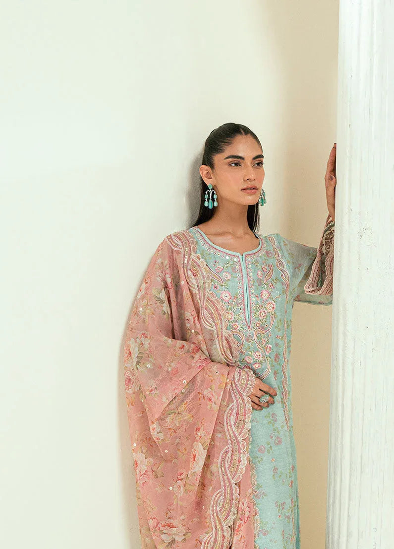 Dhanak | Signature Pret | SS25DA-2722 L-GREEN - Aqsa Fabrics