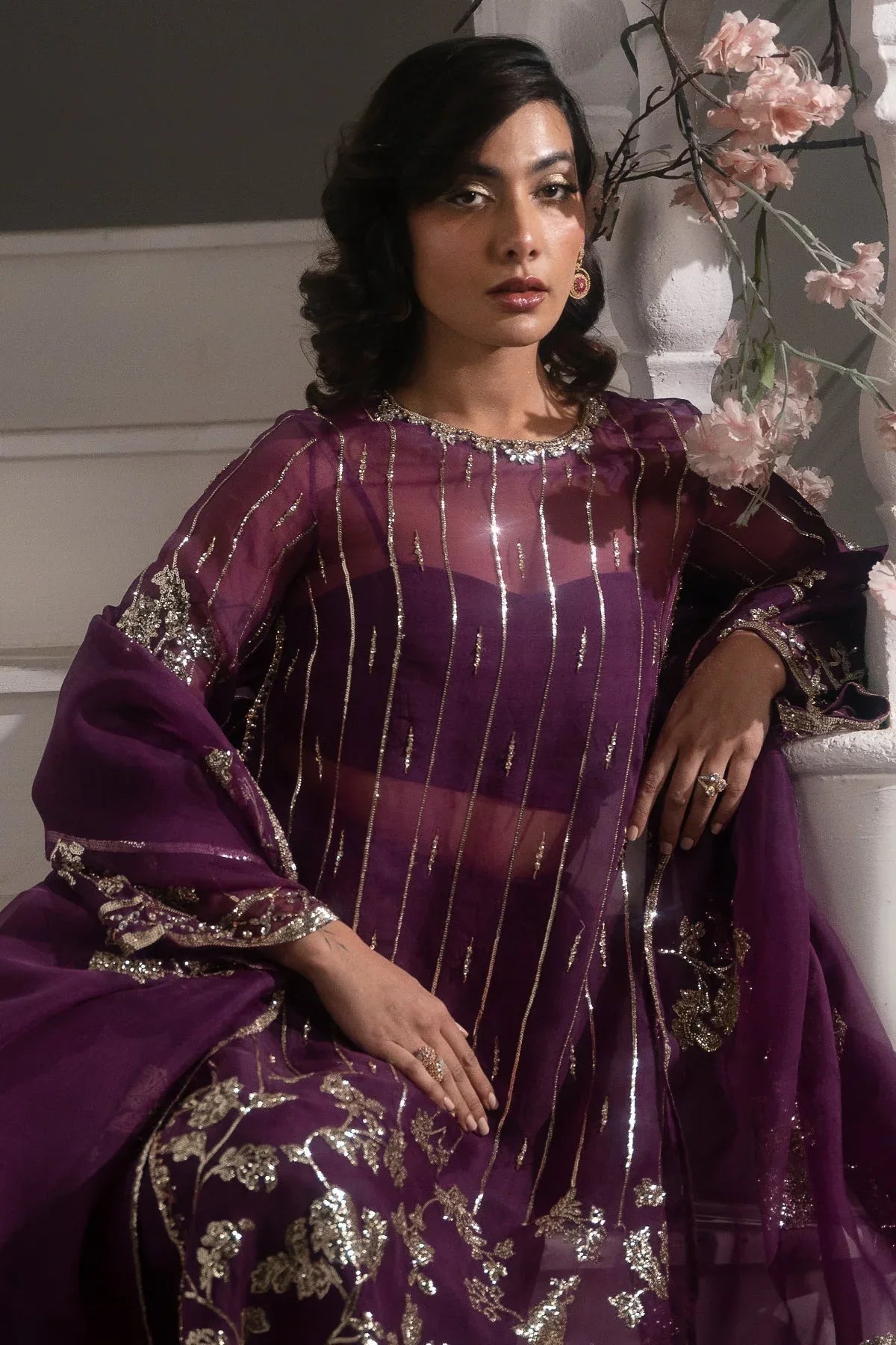 Mina Kashif | Emilie Formals | Marie - Aqsa Fabrics
