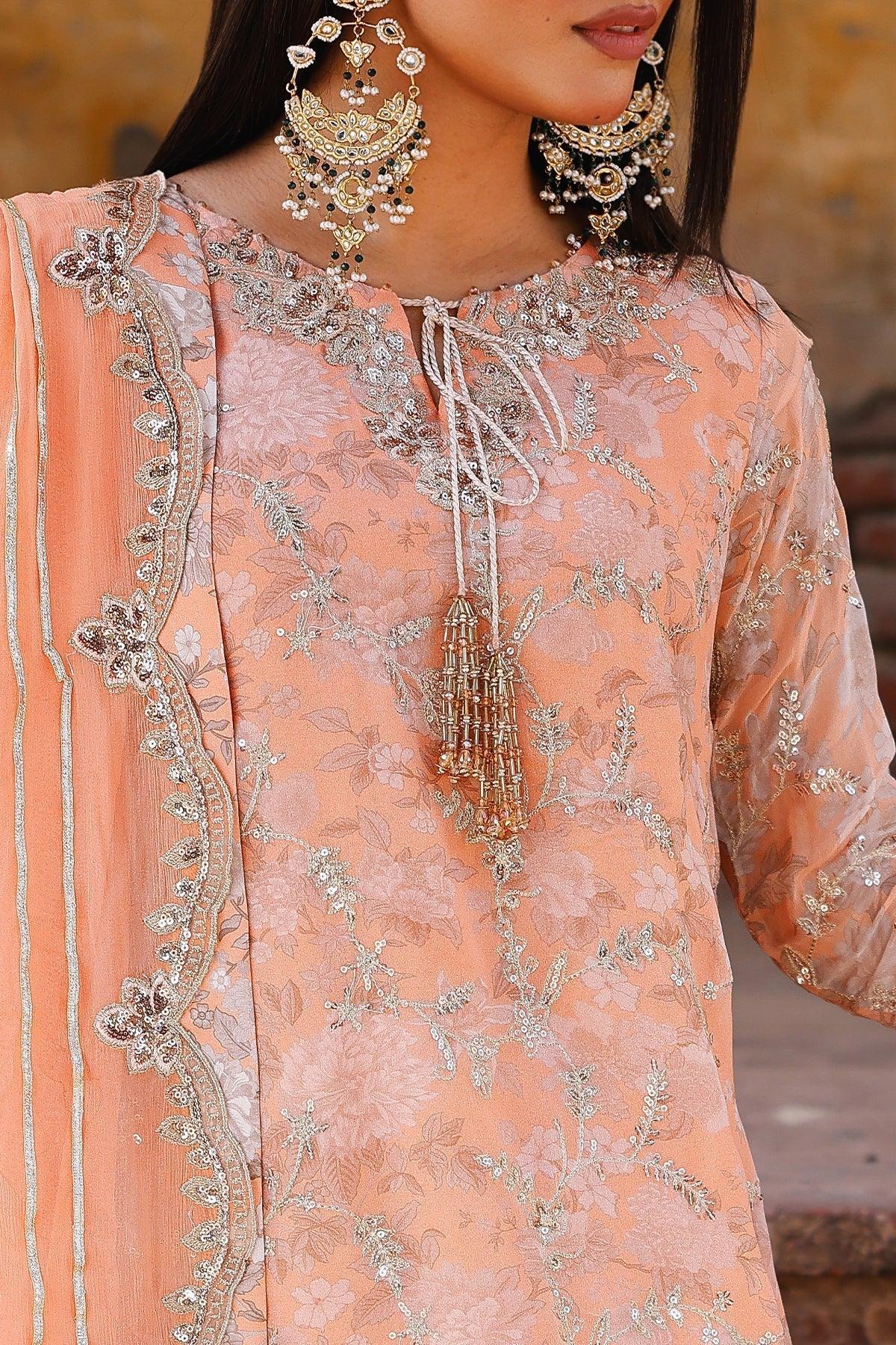 Charizma | Vasal Chiffon | VSL25-19 - Aqsa Fabrics