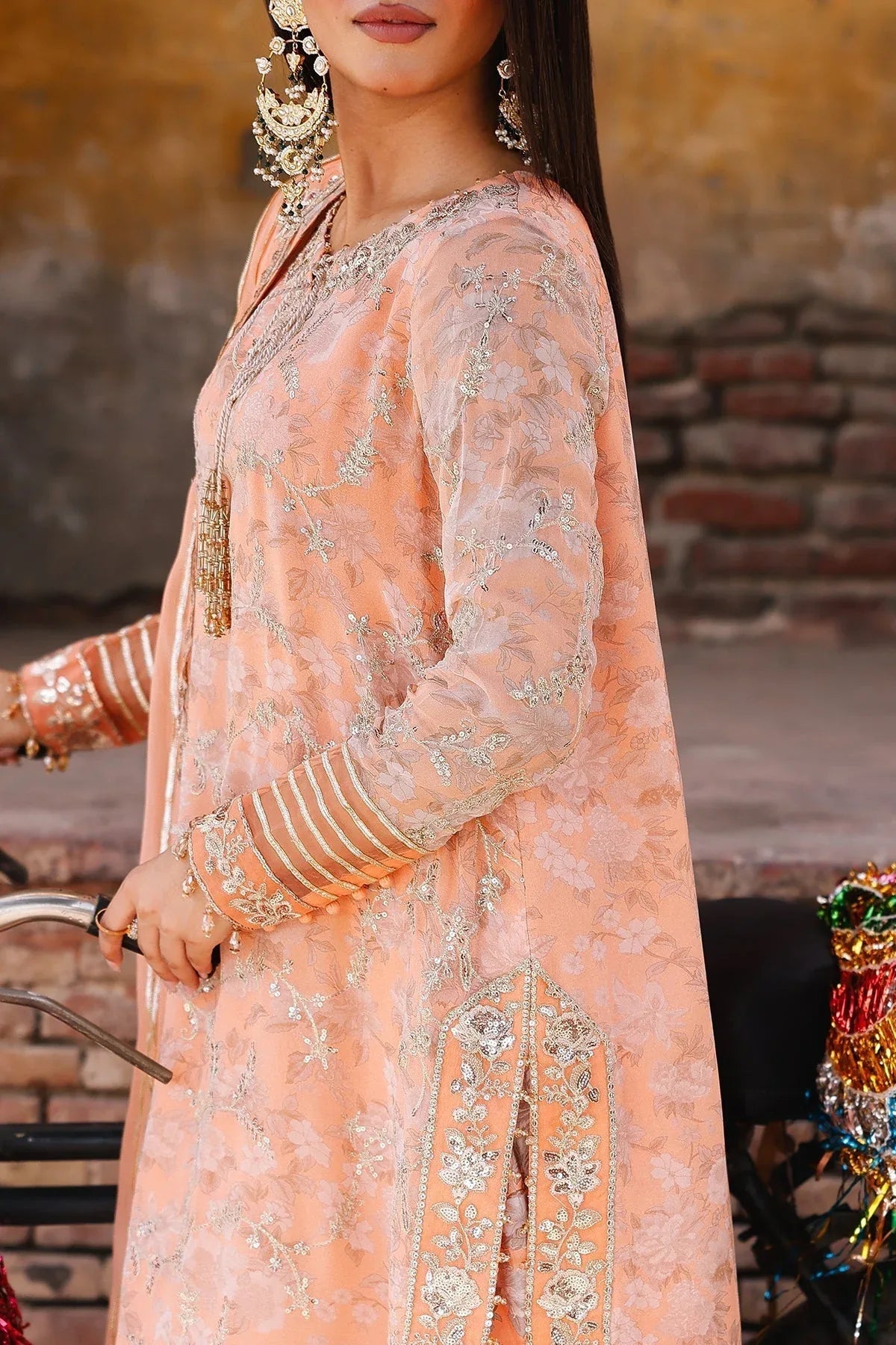 Charizma | Vasal Chiffon | VSL25-19 - Aqsa Fabrics