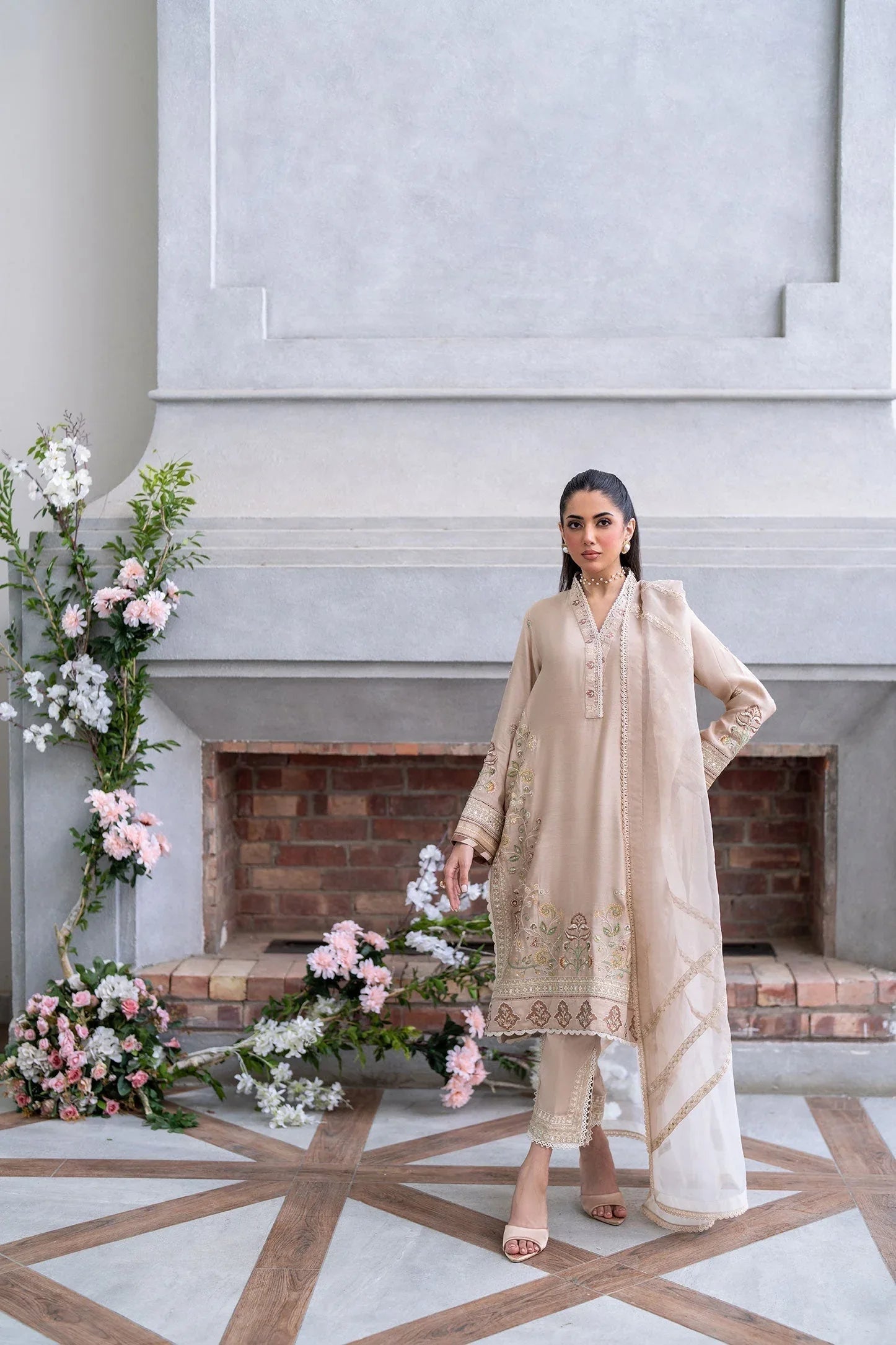 Dhanak | SS 25 Luxury Pret | SS25DL-0322 - Aqsa Fabrics