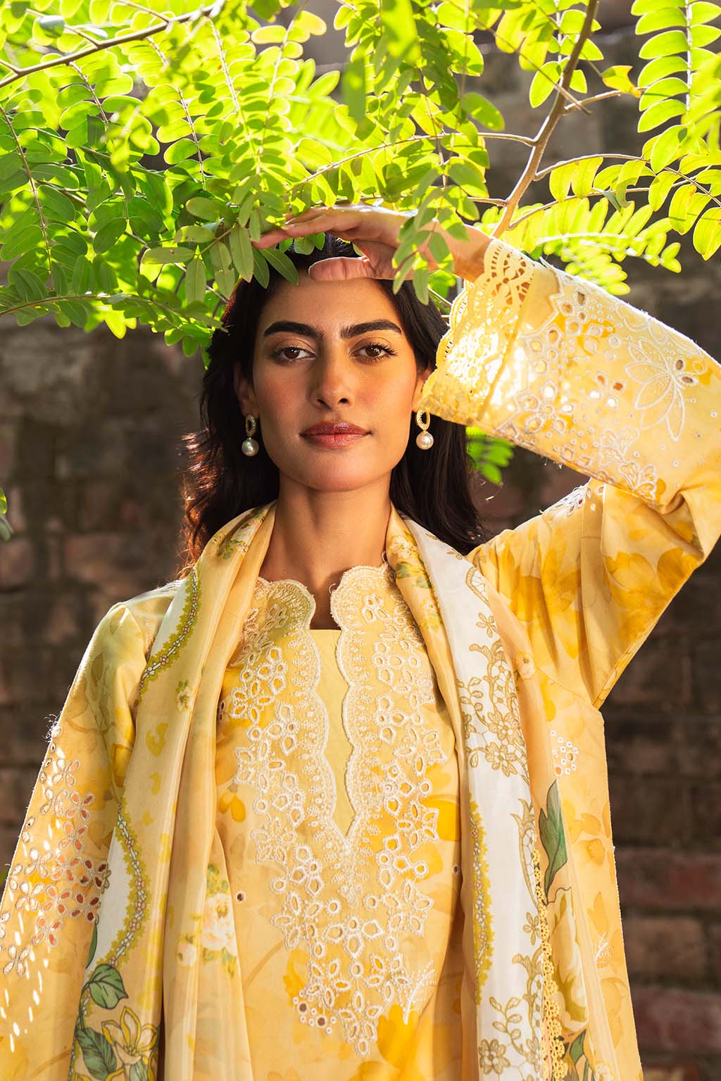 Neeshay | Summer Lines Printkari 25 | BUTTERCUP - Aqsa Fabrics