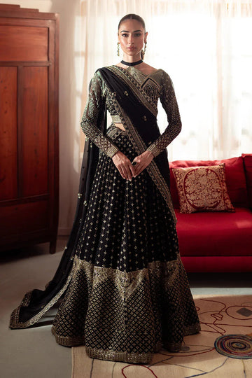 Neeshay | Dastaan Luxury Chiffon | Sunehri - Aqsa Fabrics