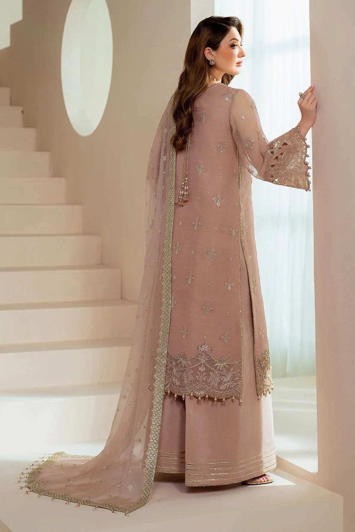 Alizeh | Aymal Chiffon | AF-BHM-4043-Jade - Aqsa Fabrics