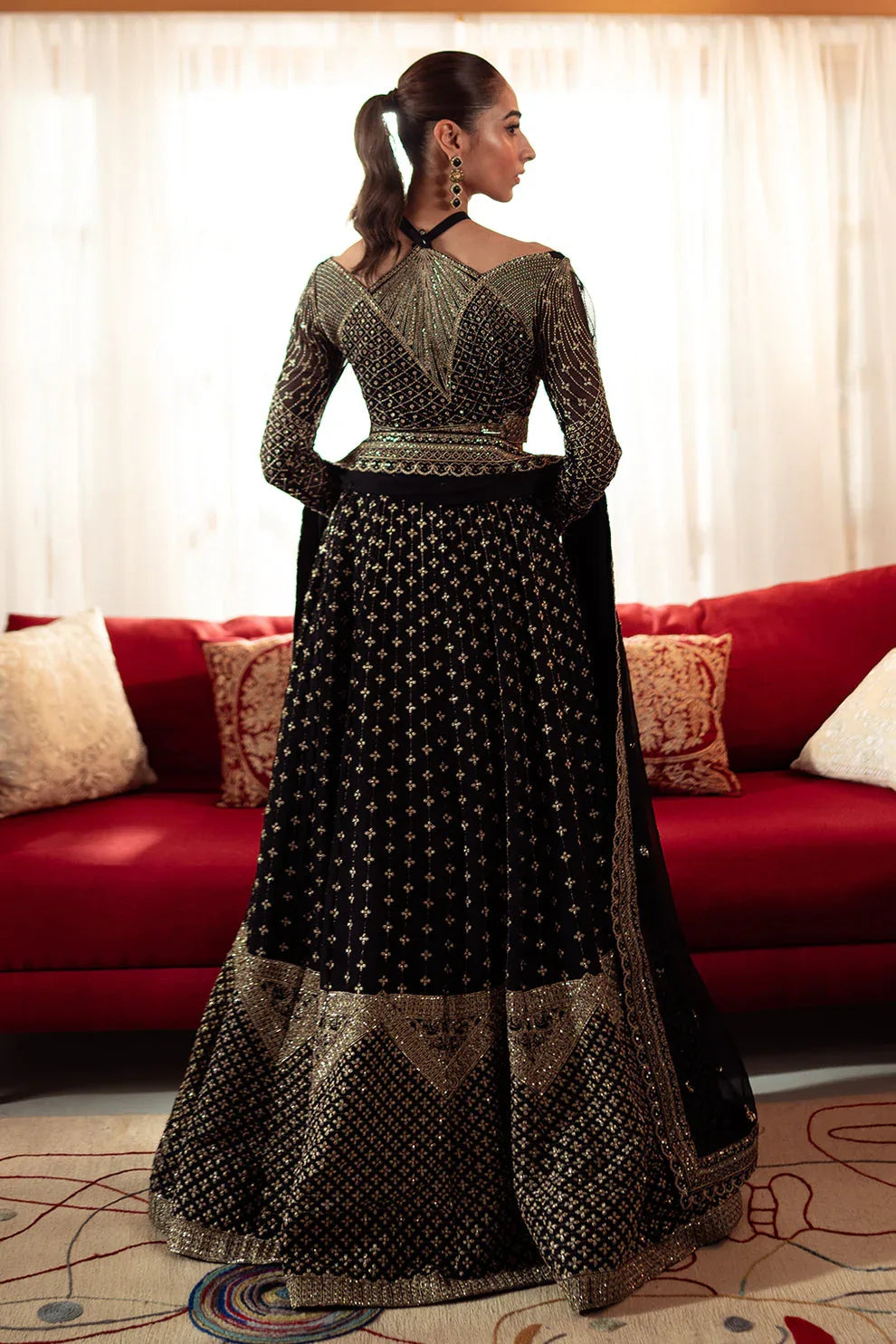 Neeshay | Dastaan Luxury Chiffon | Sunehri - Aqsa Fabrics
