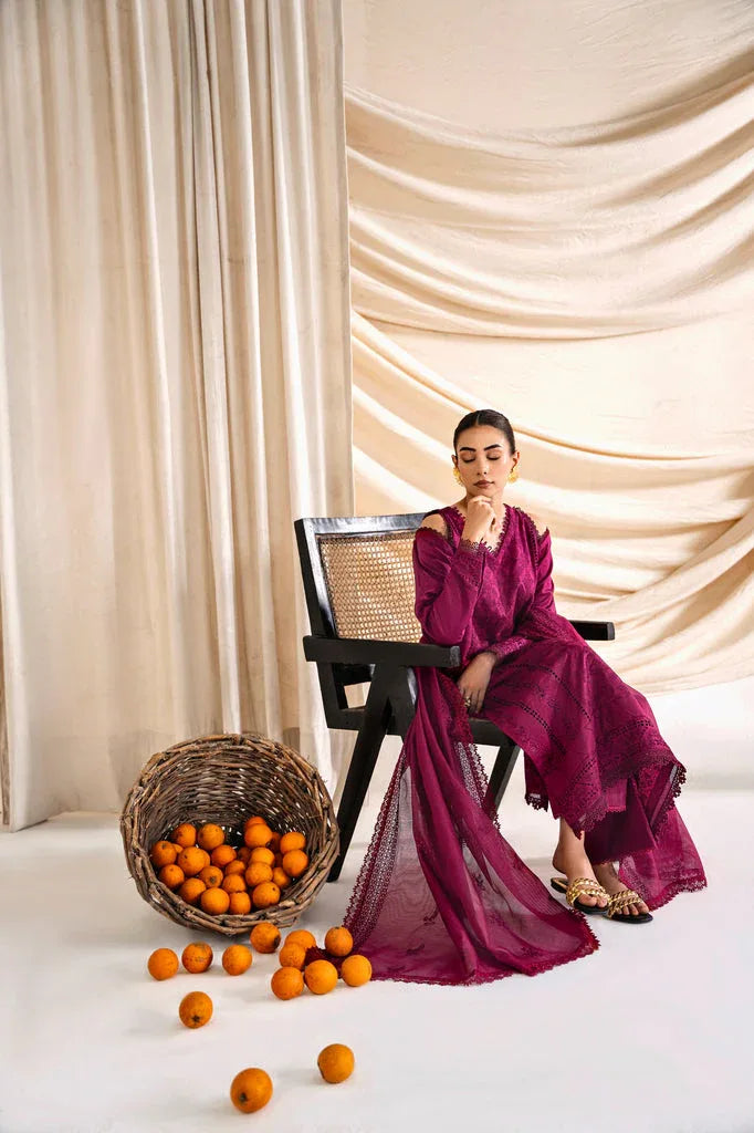 Florent | Festive Lawn 24 | FLF - 6B - Aqsa Fabrics