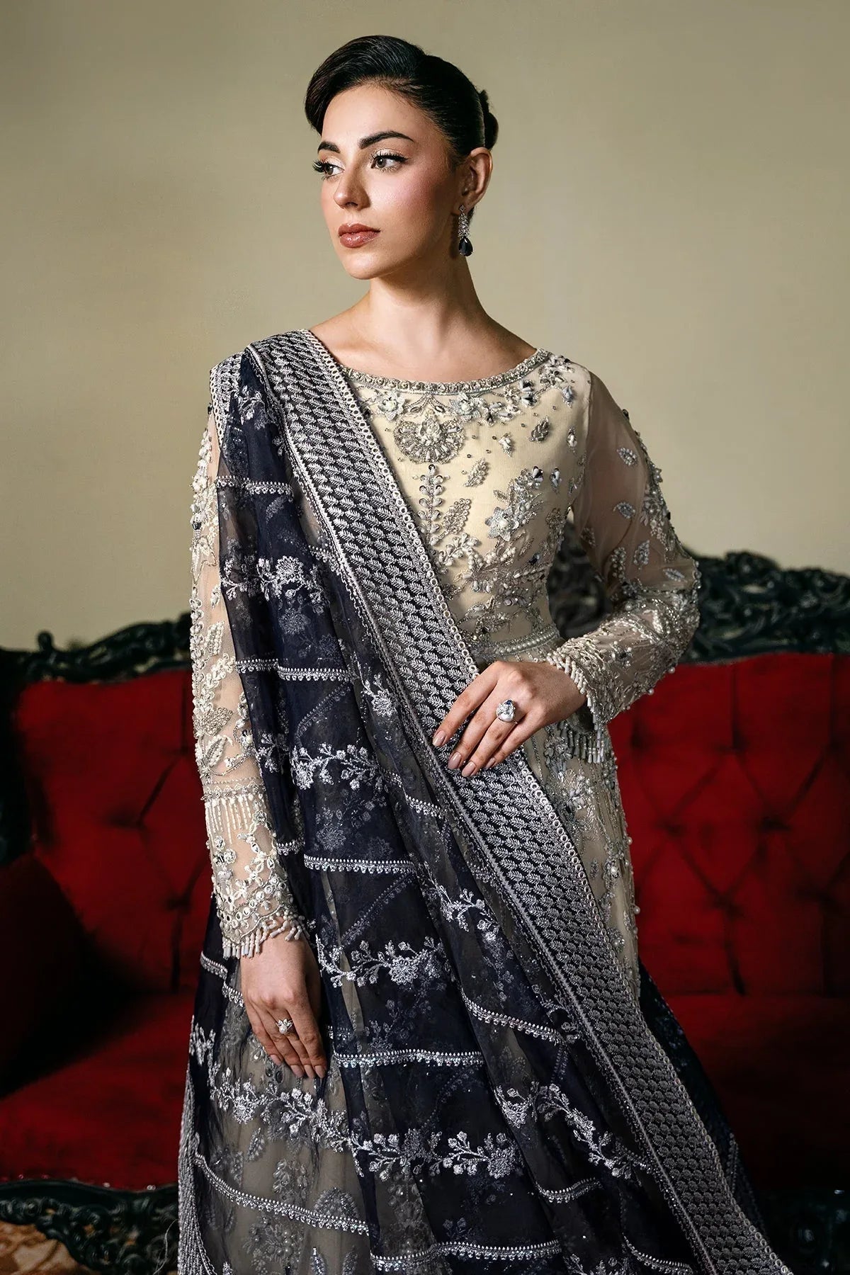 Mina Kashif | Kahani Formals | Araish - Aqsa Fabrics
