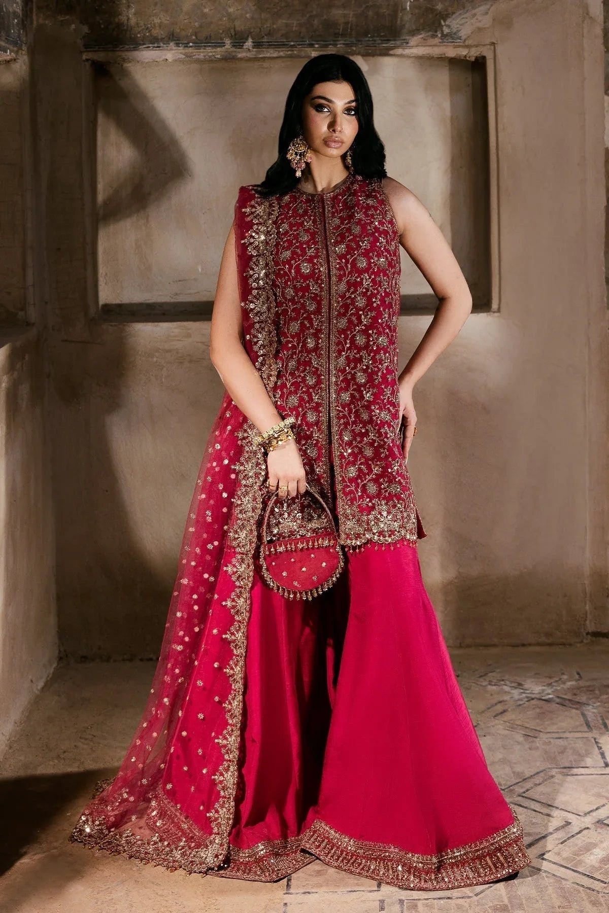 Mina Kashif | Virsa Wedding Formals | Raha - Aqsa Fabrics