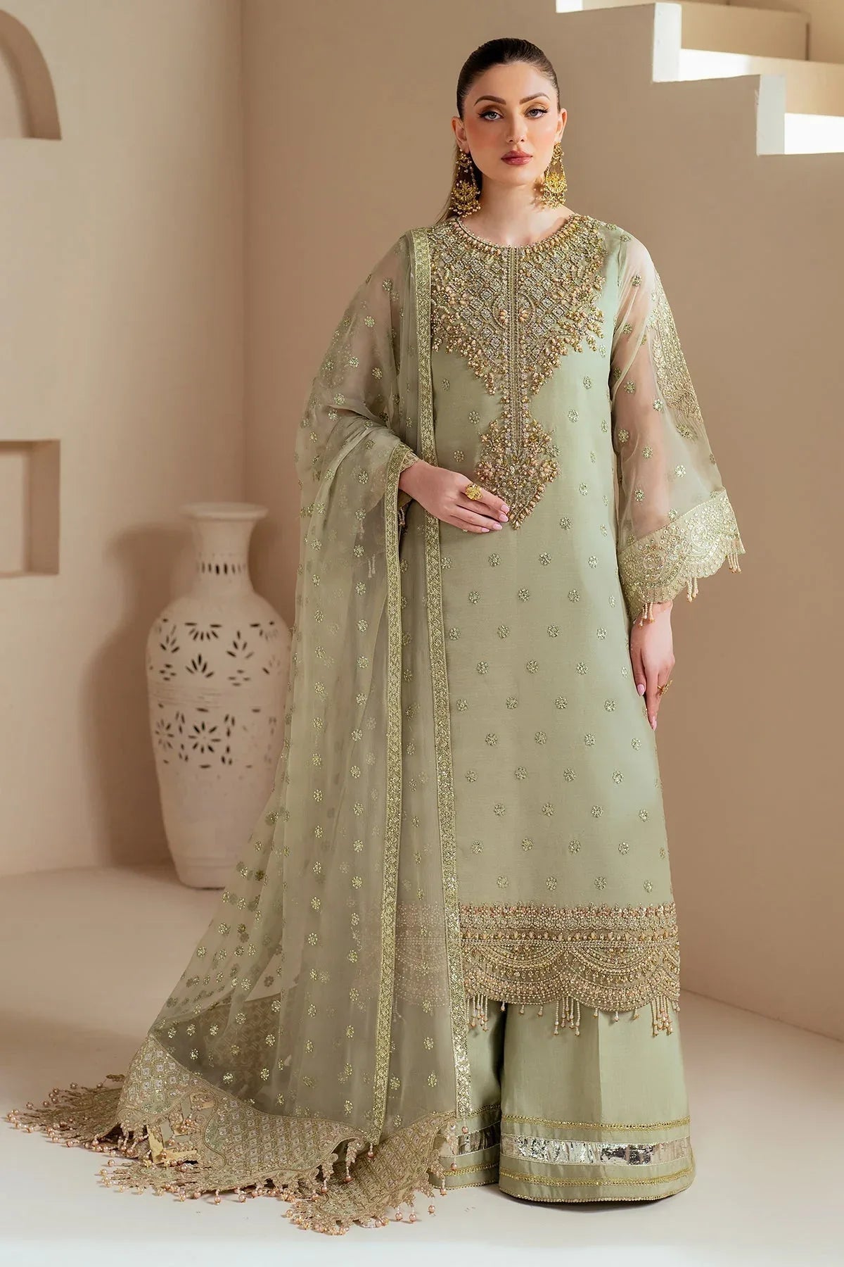 Alizeh | Aymal Chiffon | AF-BHM-4042-Alish - Aqsa Fabrics