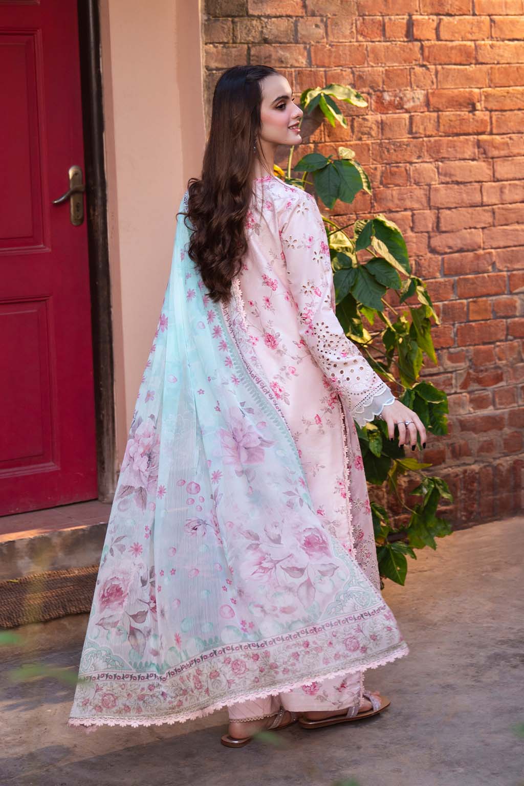 Neeshay | Summer Lines Printkari 25 | PECHE - Aqsa Fabrics