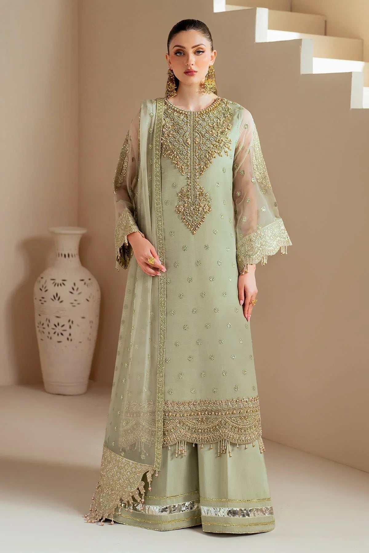 Alizeh | Aymal Chiffon | AF-BHM-4042-Alish - Aqsa Fabrics