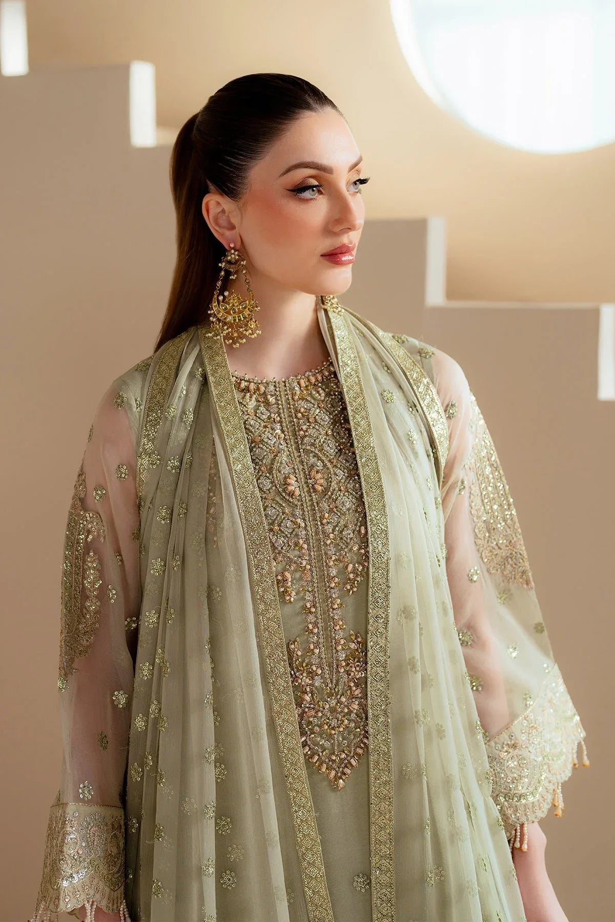 Alizeh | Aymal Chiffon | AF-BHM-4042-Alish - Aqsa Fabrics