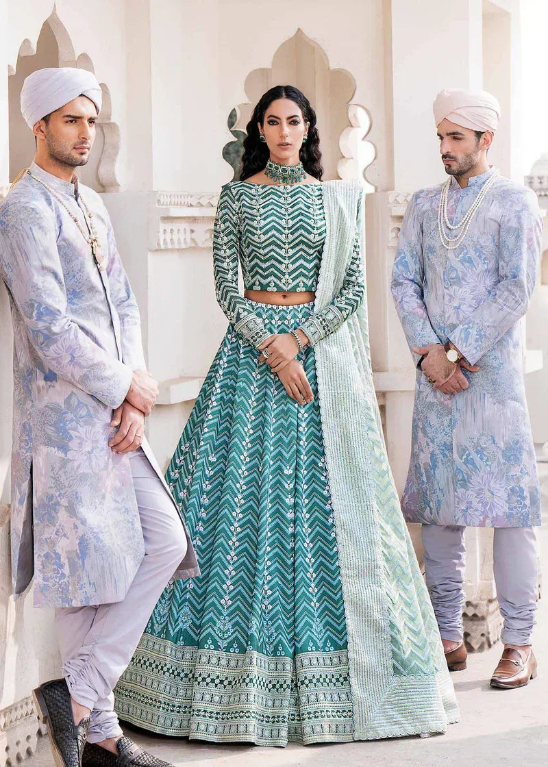 Akbar Aslam | Darbar Festive Formals | Gulrukh - Aqsa Fabrics