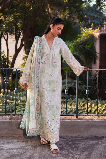 Neeshay | Summer Lines Printkari 25 | MEADOW MIST - Aqsa Fabrics