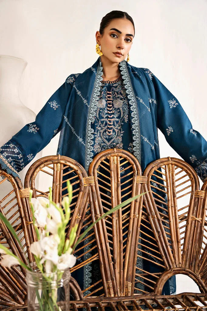 Florent | Festive Lawn 24 | FLF - 8 - Aqsa Fabrics