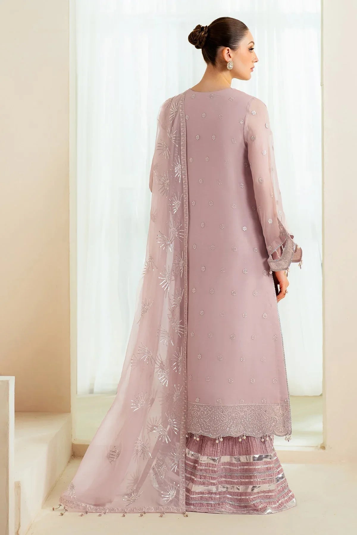 Alizeh | Aymal Chiffon | AF-BHM-4045-Sira - Aqsa Fabrics