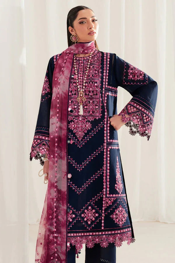 Jazmin | Iris Luxury Lawn 25 | IL'25-D01 - Aqsa Fabrics