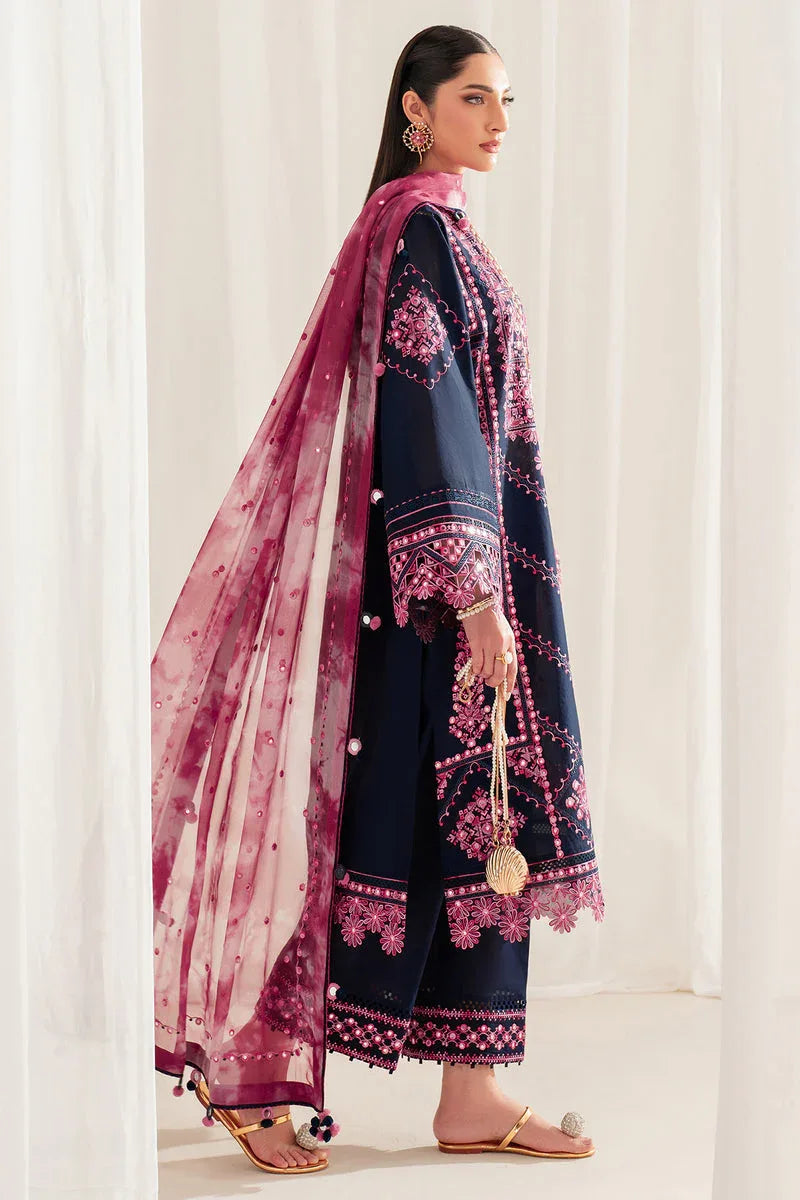 Jazmin | Iris Luxury Lawn 25 | IL'25-D01 - Aqsa Fabrics