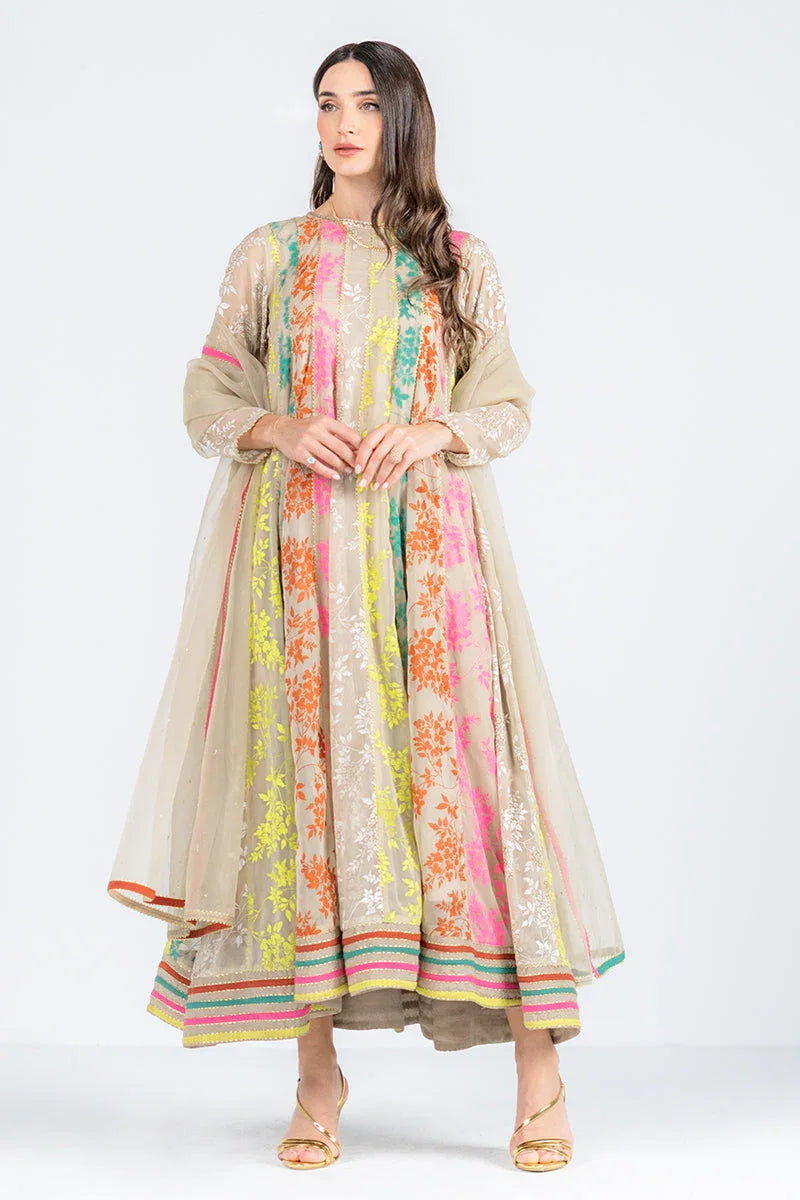 Ego | Diva Premium | NEON GARDEN 3 PIECE - Aqsa Fabrics