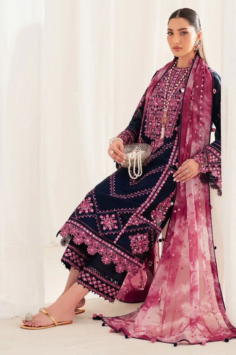 Jazmin | Iris Luxury Lawn 25 | IL'25-D01 - Aqsa Fabrics